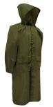 48" Long Raincoat, Knee Length, 6011G Green (Meets CDCR Specifications)
